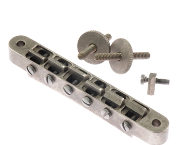 ABM 2506C Bell Brass Big Stud Epiphone Stone Aged Nickel Bridge Kit